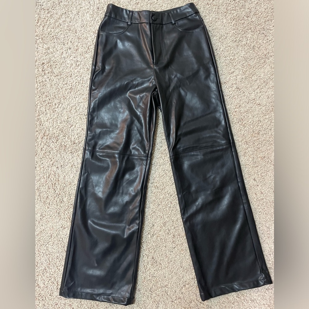 Black Leather Pants